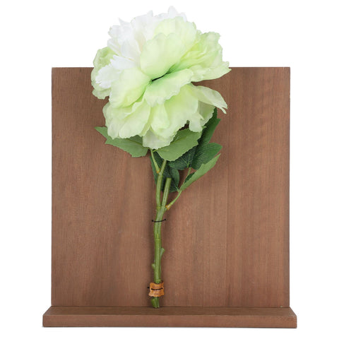 Artificial Flower Hanging Ornaments with Wood Board Indoor Living Room Bedroom Wall Decorations In Australia - Darrahopens