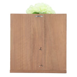 Artificial Flower Hanging Ornaments with Wood Board Indoor Living Room Bedroom Wall Decorations