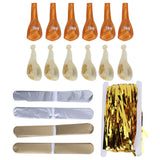 Sequin Balloon Set Decorative Fringed Curtain Paper Flower Ball for 2021 New Year Party In Australia - Darrahopens