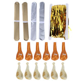 Sequin Balloon Set Decorative Fringed Curtain Paper Flower Ball for 2021 New Year Party In Australia - Darrahopens