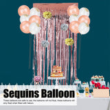 2021 Balloons Latex Sequins Balloon Paper Flowers Ball Set Birthday Wedding Party Decoration