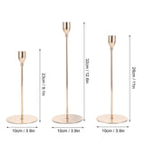 Single Head Candlestick Candle Holder Stand Home Table Decorative Ornament Wedding Decoration