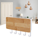 Wall Mount Key Holder Home Wall Mount Key Hanger Organizer Storage Box with 5 Hooks