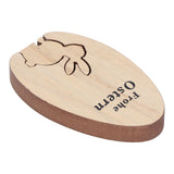 Wooden Egg Shape Ornament Cute Rabbit Tabletop Decor Wooden Craft Ornaments for Home Office In Australia - Darrahopens
