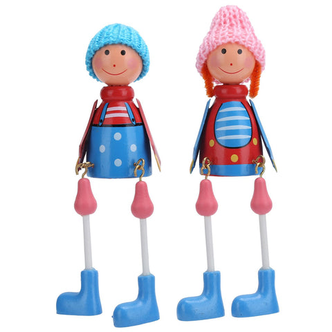 Wooden Dolls Cartoon Puppet Decoration Ornament Handicraft for Wedding Favors Birthday Gift In Australia - Darrahopens