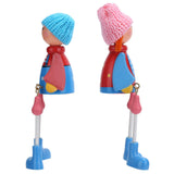 Wooden Dolls Cartoon Puppet Decoration Ornament Handicraft for Wedding Favors Birthday Gift