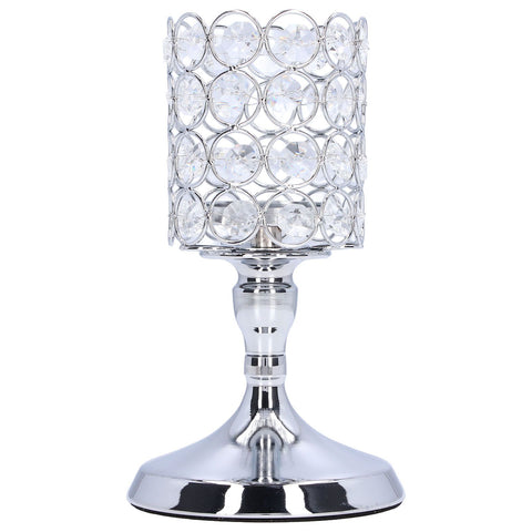 Crystal Candle Holder Electroplating Process Carved Design Elegant Style Exquisite Durable Tealight Candle Holder In Australia - Darrahopens