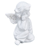 Cherub Statue Synthetic Resin Material Lovely Style White Baby Figurines for Party DecorationsCherub Statue Right In Australia - Darrahopens