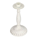Candle Holders White Iron Material Retro Style Decorative Candlestick Pedestal for Home Decoration In Australia - Darrahopens