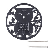 Hanging Candleholder Iron Retro Style Innovative Wall Mounted Candle Holder for Home Wall Decorations Black Laser Plate A In Australia - Darrahopens