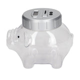 Piggy Bank Voice Counting Plastic Automatically Identify Pig Saving Box for Dollars Coins