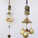 Metal Hanging Wind Chimes Soft Voice Peace Symbolism Golden Wind Chimes for Door Decorative Ornaments In Australia - Darrahopens