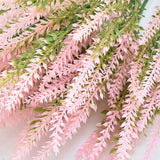 Plastic Artificial Lavender Flowers Odorless Realistic Fake Lavender for Scene Decoration Wedding Celebration Pink In Australia - Darrahopens