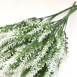 Plastic Artificial Lavender Flowers Odorless Realistic Fake Lavender for Scene Decoration Wedding Celebration White In Australia - Darrahopens