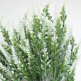 Plastic Artificial Lavender Flowers Odorless Realistic Fake Lavender for Scene Decoration Wedding Celebration White In Australia - Darrahopens