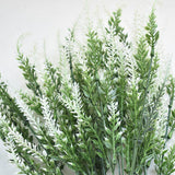 Plastic Artificial Lavender Flowers Odorless Realistic Fake Lavender for Scene Decoration Wedding Celebration White In Australia - Darrahopens