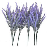 Plastic Artificial Lavender Flowers Odorless Realistic Fake Lavender for Scene Decoration Wedding Celebration Purple In Australia - Darrahopens