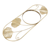Metal Leaf Wall Mirror Fade Resistant Artistic Modern Decorative Mirror for Bedroom Living Room Office