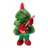 Electric Christmas Tree Plush Toy 8 Songs Continuous Play Glowing Swinging Singing Dancing Cute Electric Plush Toy for Kids Guitar Christmas Tree In Australia - Darrahopens