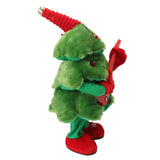 Electric Christmas Tree Plush Toy 8 Songs Continuous Play Glowing Swinging Singing Dancing Cute Electric Plush Toy for Kids Guitar Christmas Tree In Australia - Darrahopens