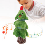 Singing Dancing Christmas Tree 8 Songs Electric Singing Xmas Tree for Christmas Tree Toys Dancing Stump Christmas Tree