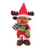 Electric Music Christmas Toy Doll Dancing Singing Glowing Swinging Plush Toy for Kids Adults Christmas Elk In Australia - Darrahopens