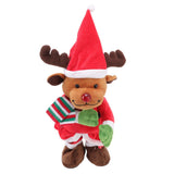 Electric Music Christmas Toy Doll Dancing Singing Glowing Swinging Plush Toy for Kids Adults Christmas Elk