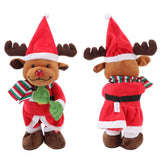 Electric Music Christmas Toy Doll Dancing Singing Glowing Swinging Plush Toy for Kids Adults Christmas Elk In Australia - Darrahopens