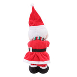 Electric Music Christmas Toy Doll 8 Songs Continuous Play Dancing Singing Glowing Swinging Plush Toy for Kids Adults Santa Claus