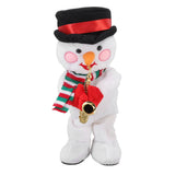 Electric Music Christmas Toy Doll 8 Songs Continuous Play Dancing Singing Glowing Swinging Plush Toy for Kids Adults Christmas Snowman In Australia - Darrahopens