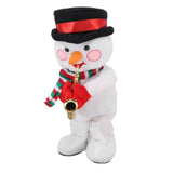 Electric Music Christmas Toy Doll 8 Songs Continuous Play Dancing Singing Glowing Swinging Plush Toy for Kids Adults Christmas Snowman In Australia - Darrahopens