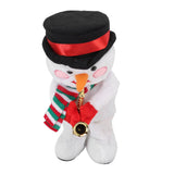 Electric Music Christmas Toy Doll 8 Songs Continuous Play Dancing Singing Glowing Swinging Plush Toy for Kids Adults Christmas Snowman