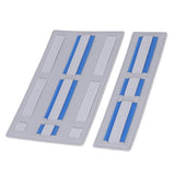 Portable Electronic Plywood Organizer Attachable to Laptop Notebook Cable Wireless Mouse Gray