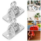 2Set Swing Hanger Iron Suspension Hammock Hanging Chair Hook Fixed Plate Accessories In Australia - Darrahopens