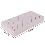 24 Slots Silicone Lipstick Organizer Makeup Cosmetics Holder Storage Box Display StandPink