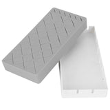 24 Slots Silicone Lipstick Organizer Makeup Cosmetics Holder Storage Box Display StandGray