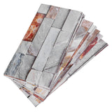 12Pcs PVC Tile Sticker Waterproof Self Adhesive Bathroom Kitchen Living Room Decor Floor Decal(KIT046 ) In Australia - Darrahopens