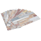 12Pcs PVC Tile Sticker Waterproof Self Adhesive Bathroom Kitchen Living Room Decor Floor Decal(KIT047 ) In Australia - Darrahopens