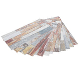 12Pcs PVC Tile Sticker Waterproof Self Adhesive Bathroom Kitchen Living Room Decor Floor Decal(KIT047 )