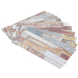 12Pcs PVC Tile Sticker Waterproof Self Adhesive Bathroom Kitchen Living Room Decor Floor Decal(KIT047 )