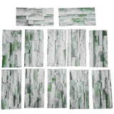 12Pcs PVC Tile Sticker Waterproof Self Adhesive Bathroom Kitchen Living Room Decor Floor Decal(KIT042 )