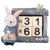 Cartoon Wood House Shaped Calendar Table Calendar for Living Room Crafts Decoration In Australia - Darrahopens