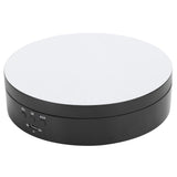 3 Speeds Electric Rotating Display Stand 360 Degree Turntable Jewelry Holder USB ChargingBlack