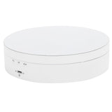 3 Speeds Electric Rotating Display Stand 360 Degree Turntable Jewelry Holder USB ChargingWhite In Australia - Darrahopens