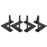 4Pcs Wrought Iron Table Leg U-Shaped Desk Support Legs Furniture Hardware AccessoriesS + Accessories