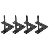 4Pcs Wrought Iron Table Leg U-Shaped Desk Support Legs Furniture Hardware AccessoriesS + Accessories