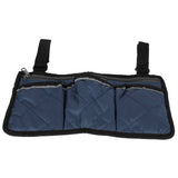 Multifunctional Wheelchair Side Hanging Bag Office Chair Storage Bag Armrest Pouch OrganizerNavy Blue In Australia - Darrahopens