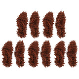 10Pcs Chenille Mop Slippers Multifunction Floor Cleaning Shoes Dust Cleaner AccessoryBrown In Australia - Darrahopens