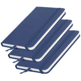 3Pcs PU A6 Business Notepad Hardcover Strap Notebook Diary Stationery Office School SuppliesBlue In Australia - Darrahopens