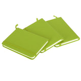 3Pcs PU A6 Business Notepad Hardcover Strap Notebook Diary Stationery Office School SuppliesGreen
